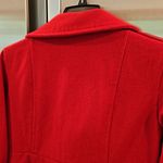 Gap 💕💕 Cropped Length Pea Coat ~ Red Small Photo 4