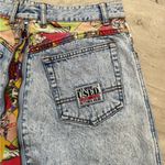 Vintage Get Used by Elie Denim Zip Up Rare Unique Shorts Skort | Vintage 10 Blue Photo 4