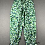 Diane Von Furstenberg  x Target Pants Womens XXS Green Blue Abstract Cargo Jogger Photo 0