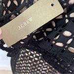 J.Crew  Collection One-Shoulder Ruffle Dress Black In Eyelet Size 2 NWT Photo 7