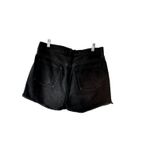 Old Navy Black High-Rise Slouchy Straight Distressed Cut-Off Jean Shorts Size 10 Photo 6