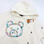 Teddy Fresh  Rx Hoodie Sweatshirt Oversized Creamy White Photo 5
