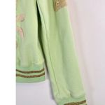 Joystick Dreamland Womens Hoodie Green Full Zip Embroidered Star Owl Y2K Medium Photo 13