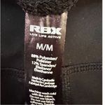 RBX Black Performance Athletic Sporty Workout Leggings Sz M Size M Photo 6