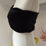 Noisy May  Black Velvet Bandeau.  Size Medium. Photo 1