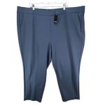 Torrid  Studio Pants Women 5X TALL Blue Luxe Ponte Pull On Relaxed Taper Comfort Photo 1