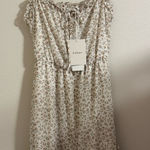 Lush Clothing NWT Lush Cream Floral Mini Dress Photo 0