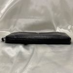 Coach  Chelsea Wallet Navy Blue Pebble Leather Zip Around Vintage Photo 2