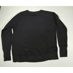 Athleta  Pranayama Restore‎ Crew Neck Long Sleeve Top Thumb Holes Black M Photo 5