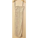 NWT House of Harlow 1960 x Revolve Sage Midi Dress Sequin Strapless Sheath Dress Silver Size M Photo 11