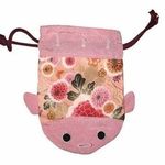 Daiso Japan Pink Goldfish Drawstring Pouch Photo 0