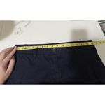 Talbots The Perfect Crop Dark Blue Chino Capris Pants Flat Front Size 8 Petite Photo 5