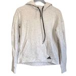 Adidas 𝅺 Melange Pullover Hoodie Oatmeal Small Photo 2