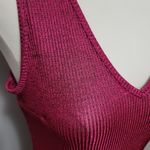 Candie's pink metallic cutout choker tank size small Photo 1