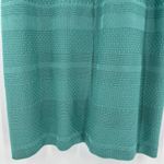 Ming Wang  Stud Trim Tonal‎ Stripe Knit Dress Knee Length Turquoise Size Medium Photo 5