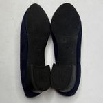 Stuart Weitzman Navy Hallmark Quilted Suede Loafers S-381 Sz 5.5 Photo 8