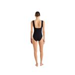 BONDI BORN Women's Black Gwen One Piece Swimsuit Size XL Square Neckline Photo 1