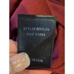 Lulus ‎ Dress Women Medium Burgundy Time of Love Sequin Halter Skater Mini Prom Photo 12