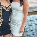 Free People Black & Gold Mini Dress Photo 8