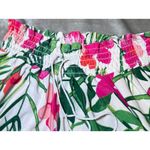 West Loop Wide Leg Pants Womens XL Tropical Floral Beach Vacation Resort Boho Photo 4