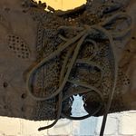 Golden Days Paris NWT  black eyelet crop top, M Photo 1