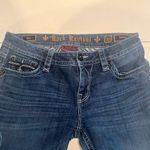 Rock Revival  Dee Skinny‎ Bling Distressed Thick Stitch Jeans Size 30 Photo 2