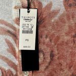 Talbots  Petites Women Cardigan Sweater PS Floral Linen Blend Button‎ Front NWT Photo 4