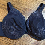 Cacique Lane Bryant  Lightly‎ Lined Full Coverage Underwire Blue Bra 46F Photo 0