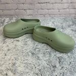 Adidas Adifom Stan Smith Mule Silver Green Women’s Size 8 Platform Clog Photo 5