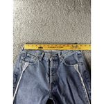 Pull & Bear  Jeans Women‎ 38 EUR Button Fly Frayed Raw Hem Denim Pants Photo 2