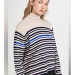 Rag and Bone NWT Ann Striped Cashmere Blend Turtleneck Sweater XXS Photo 4
