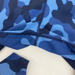 Addison Bay High Rise Cropped Active Leggings: Navy Blue Camo Camouflage Photo 5