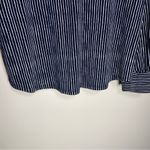 Adrianna Papell Adriana Papell Collared V Neck Knit Top Blouse Quiet Luxury Office Long Sleeve L Photo 3