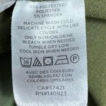 Ann Taylor  LOFT Women's Green Straight Wide Leg High Waist Trousers Dress PantsS Photo 4