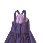 Lulus Long Plum Purple Gown Dress Halter Style Chiffon Flowy Size Small Women's Photo 7