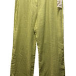 J.Jill Womens Wide leg Light Green Linen Pants Size 10 Photo 0