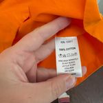 Maude Vivante Orange Thea Cotton Poplin Dress Size Large Photo 8
