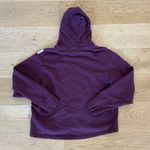 Tory Burch  Sport - French terry Chevron Hoodie in Purple & White Photo 3