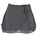 House Of CB NWOT  Clarice Shadow Floaty Layered Mini Skirt Photo 0
