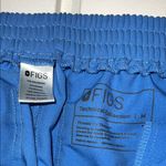 FIGS Blue Cargo Pants with Elastic Waistband Photo 1