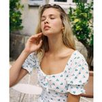 With Jean 💕💕 Juliette Dress ~ Ditsy Daisys Bleu XS Photo 4