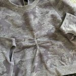 Gymshark Women's Grey and Black Shirt Photo 3