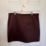 Good American NWOT Women’s  Size 16 Chocolate Brown Skirt Photo 1