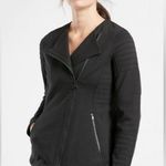 Athleta  Moto Double Zipper Jacket Black Size 1x Photo 0