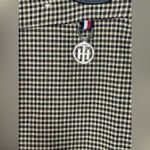 Tommy Hilfiger Brown Multi Plaid Pull-On Skinny Pants 8 Cropped Wide Waistband Photo 7