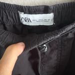 ZARA Black Parachute Pants Photo 3