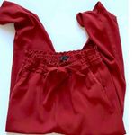 ZARA  TRF Paperbag Elastic Pull On Pants Rust Orange Size XS Photo 5