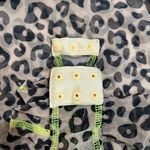 Oh Polly  Leopard Mesh Bodysuit Size 4 Sheer Long Sleeve Snaps Y2K Clubwear Photo 7