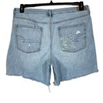 American Eagle SZ 18 - 90’s Boyfriend Jean Shorts Distressed Patches Frayed Hems Photo 4