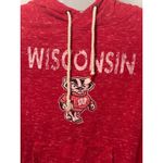 Colosseum Wisconsin Badgers  Women's Hoodie Red White Heathered‎ Sweatshirt M Photo 1
